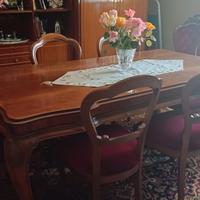 Sala in legno Chippendale 