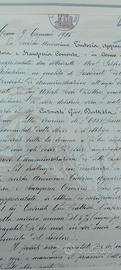 lettera originale 1905  Tintoria Stamperia  di Com