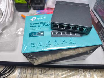 tp-link TL-SG1005LP switch poe 5 porte con 4 poe 