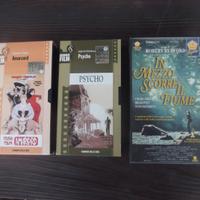 In mezzo scorre il fiume, Amarcord, Psycho in  VHS