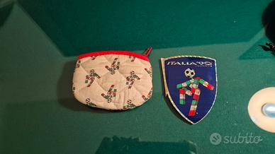 Borsellino Italia 90 originale e adesivo Ciao