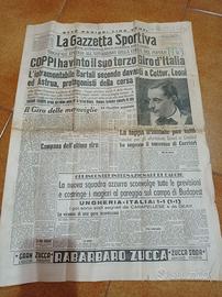 La Gazzetta sportiva Coppi campione d'Italia