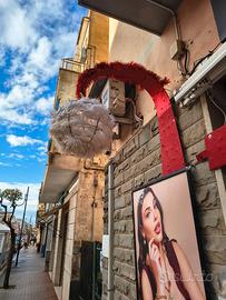 Addobbo natalizio negozio