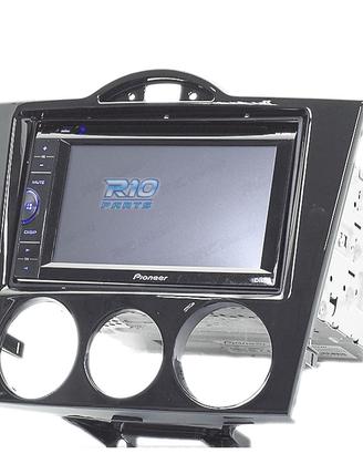 CORNICE NERA LUCIDA RADIO 2-DIN PER MAZDA RX-8 03-