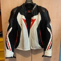 Giacca da moto in pelle Dainese Assen Taglia 50