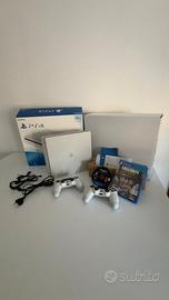 PlayStation 4 Slim 500GB con 2 controller e giochi