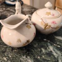 Cremiera e zuccheriera in porcellana vintage