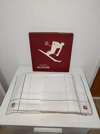 Set 8 fazzoletti cotone uomo 45x45cm Skiatore
