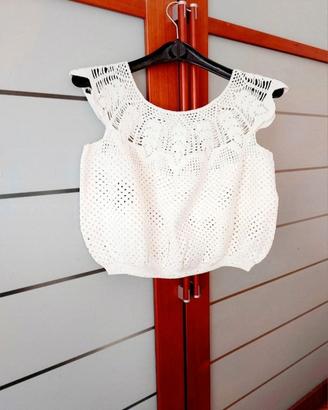 Maglia Uncinetto 100% Cotone