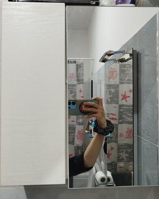 specchio contenitore per bagno 