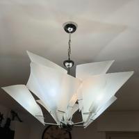 Lampadario da soffitto in vetro