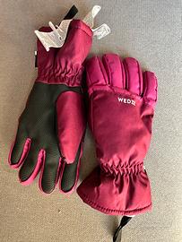 2 paia di guanti e tuta da sci bambini