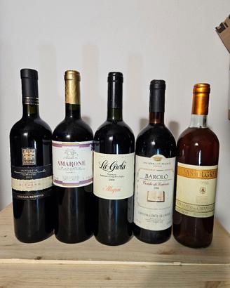 vino misto Italiano Amarone , Barolo , Chianti 