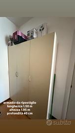 Armadio da ripostiglio con ripiani