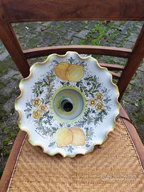 lampadario in ceramica di Caltagirone