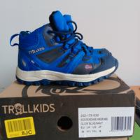 scarponcini da trekking taglia 30 trollkids