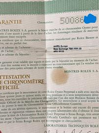 Rolex garanzia per 1675 , originale