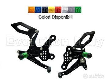 Pedane Arretrate Racing per KAWASAKI