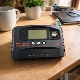Regolatore di carica solare MPPT 12V 24V USB
