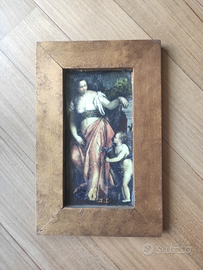 Quadro con cornice fatta a mano