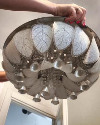 Lampadario Plafoniera LED con Bluetooth/Musica e C
