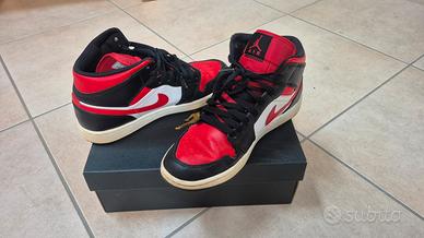 scarpa jordan 1 mid n.42