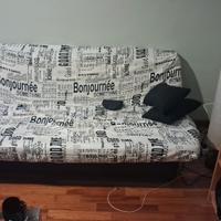 divano clic clac 1,80m e mobiletto