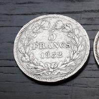 ARGENTO scudone FRANCIA 5 franchi 1832D