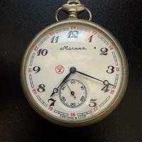 orologio da tasca meccanico Molnija (Молния)