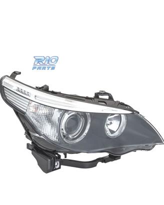 FARO BI-XENO BMW E60 05-07 ANGEL EYE SFONDO NERO D