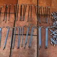 KIT 4O RAGGI 16 " CROMATI HARLEY + 40 NIPPLES