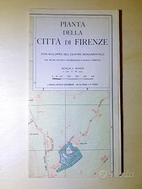 Pianta della Città di Firenze Vintage 1961
