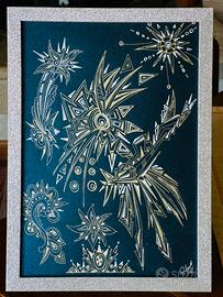 Quadri - abstract design - Pilot su cartoncino