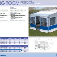 Veranda Conver 4mt large blu