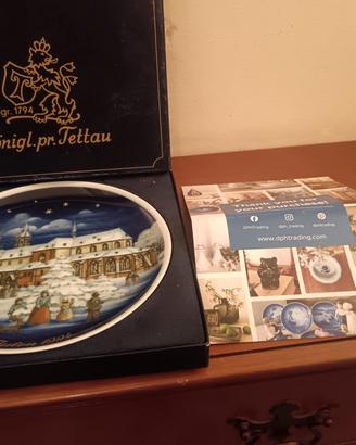 piatto natalizio da collezione