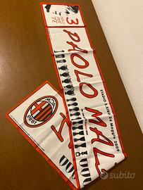 Ac Milan Sciarpa 3 solo per te Paolo Maldini