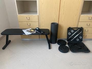 Set di attrezzi da palestra