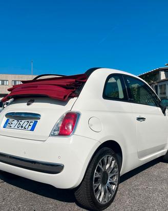 Fiat 500 1.2 benz cabrio solo 59.000 km