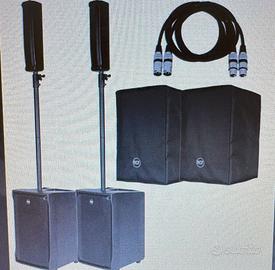 impianto audio rcf jmix 8 bundle
