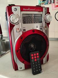 Radio, lettore USB, SD. ELETTRO E BATTERIA