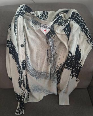 Cardigan moda oversize Franco Moschino, anni 80