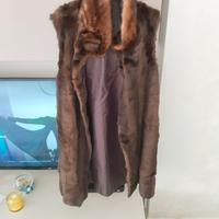  Gilet in vera pelliccia lapin e visone – taglia42