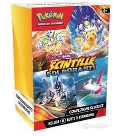 Pokemon Scintille Folgoranti Bundle 6 buste x9