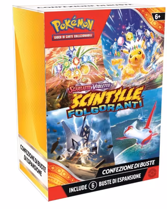 Pokemon Scintille Folgoranti Bundle 6 buste x9