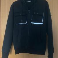 Felpa uomo taglia L sport chic con cappuccio
