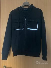 Felpa uomo taglia L sport chic con cappuccio