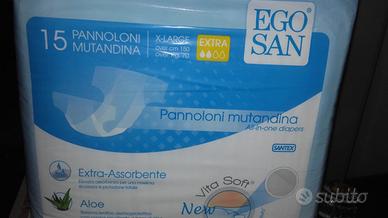 Pannoloni xl da 15 egosan