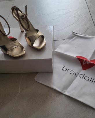 sandalo oro Braccialini 