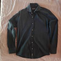 camicia blu uomo