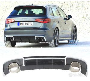 DIFFUSORE AUDI A3 8V 12-16 LOOK RS COLLETTORE DI S